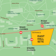 East Hill Residence Halls Site Map